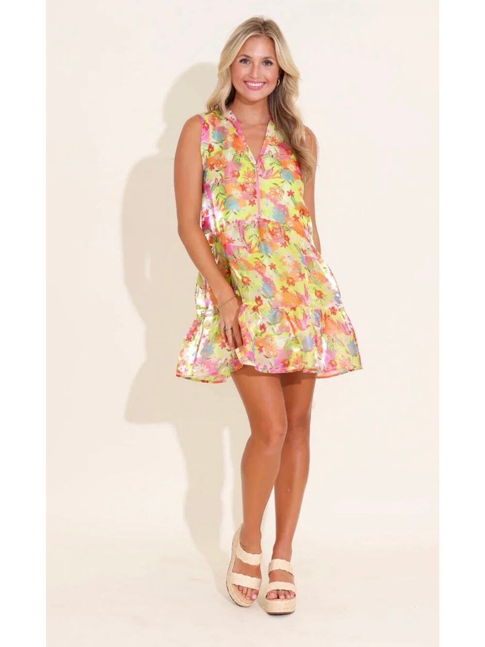 Alden Adair - Gia Dress Size Large in Eden Floral